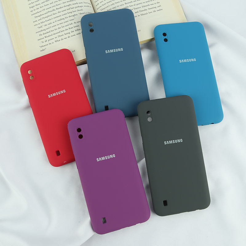 قاب سیلیکونی اصلی زیربسته سامسونگ Galaxy A10 محافظ لنزدار
