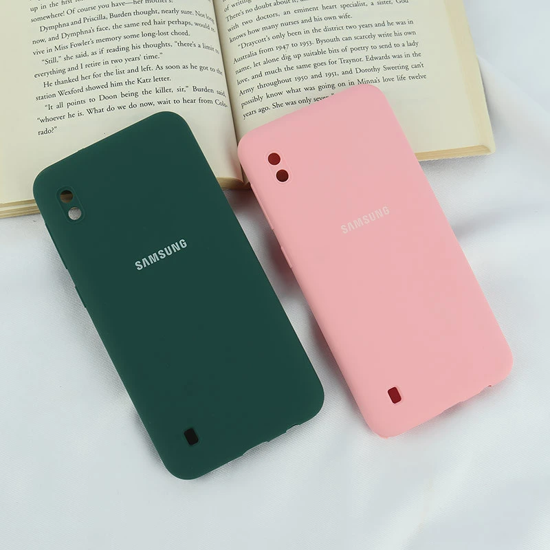 قاب سیلیکونی اصلی زیربسته سامسونگ Galaxy A10 محافظ لنزدار