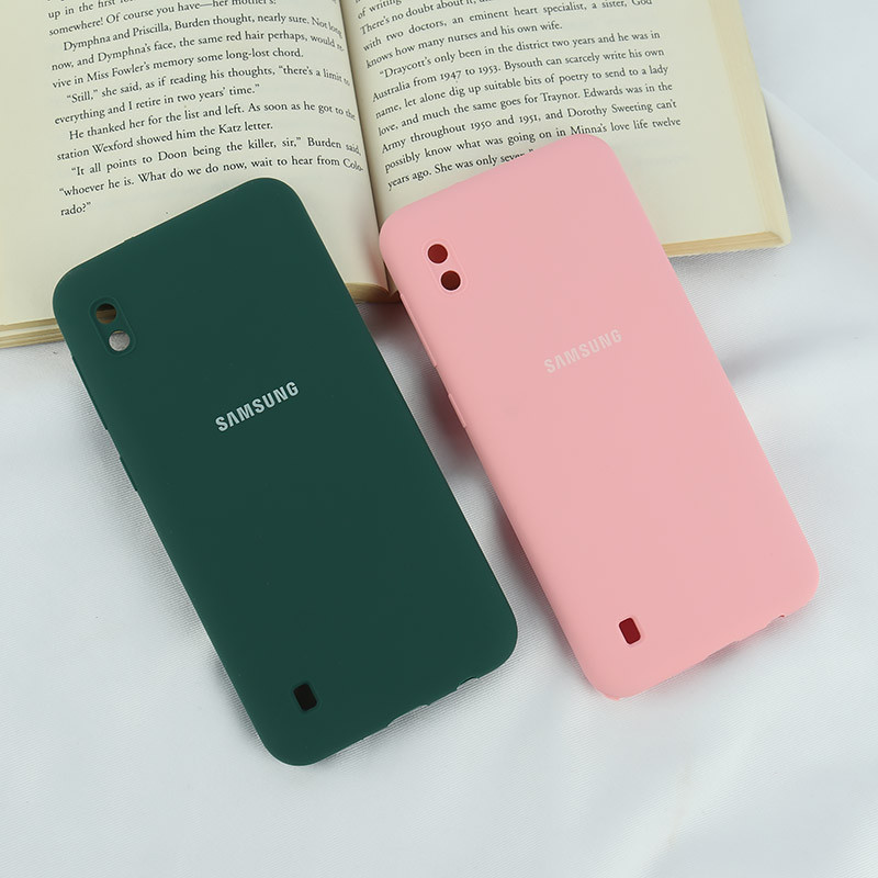 قاب سیلیکونی اصلی زیربسته سامسونگ Galaxy A10 محافظ لنزدار