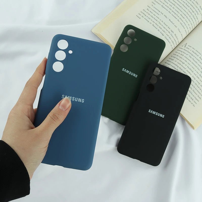 قاب سیلیکونی اصلی زیربسته سامسونگ Galaxy M54 محافظ لنزدار