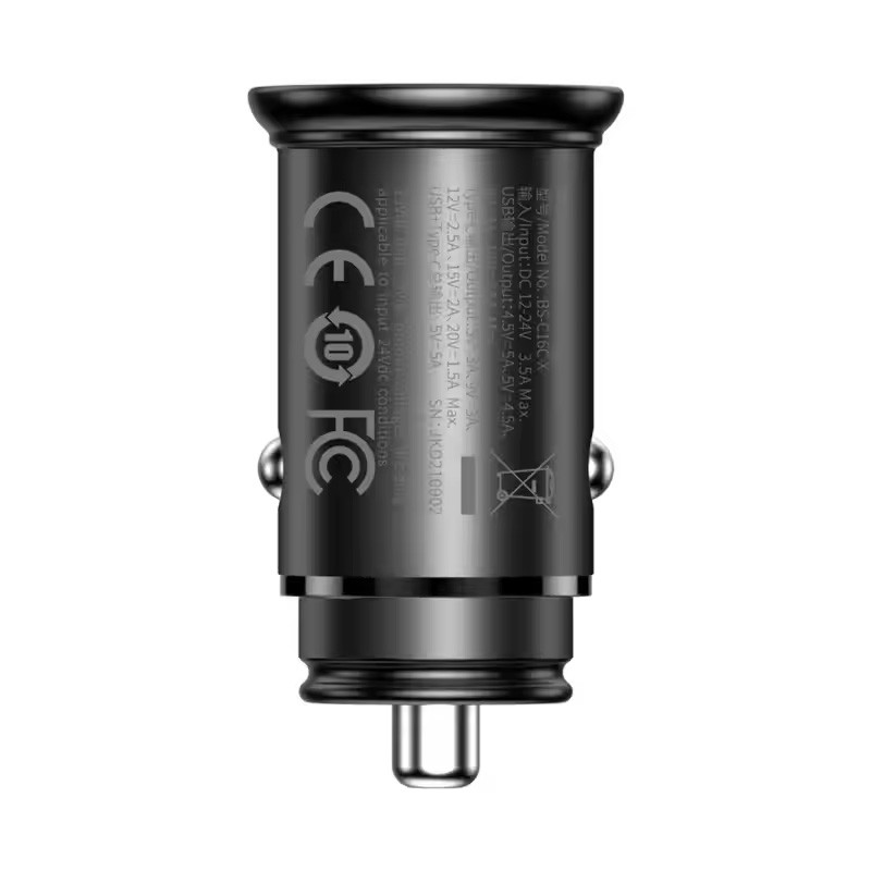 شارژر فندکی فست شارژ Baseus CCALL-BS QC4.0 5A PD 30W