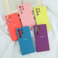 قاب سیلیکونی اصلی زیربسته سامسونگ Galaxy S24 Ultra محافظ لنزدار