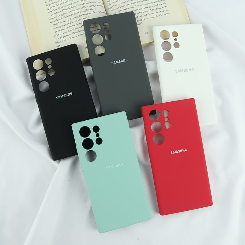 قاب سیلیکونی اصلی زیربسته سامسونگ Galaxy S24 Ultra محافظ لنزدار