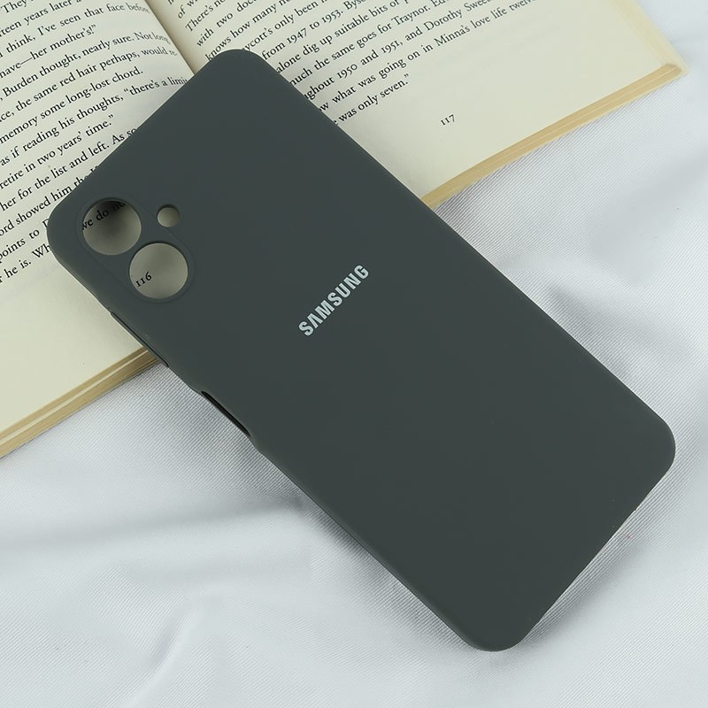 قاب سیلیکونی اصلی زیربسته سامسونگ Galaxy A06 محافظ لنزدار