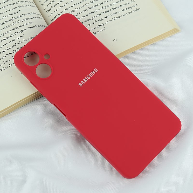 قاب سیلیکونی اصلی زیربسته سامسونگ Galaxy A06 محافظ لنزدار