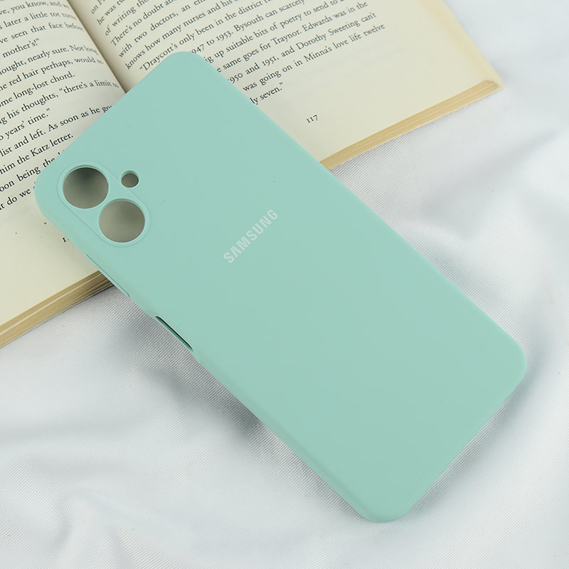 قاب سیلیکونی اصلی زیربسته سامسونگ Galaxy A06 محافظ لنزدار
