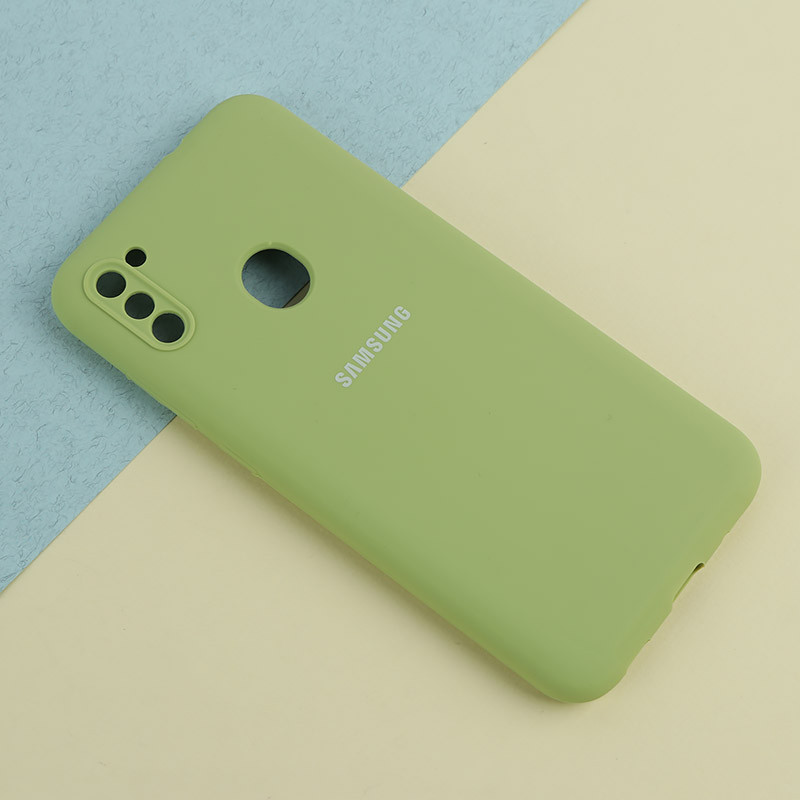 قاب سیلیکونی اصلی زیربسته سامسونگ Galaxy A11 / M11 محافظ لنزدار