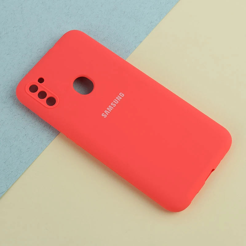 قاب سیلیکونی اصلی زیربسته سامسونگ Galaxy A11 / M11 محافظ لنزدار
