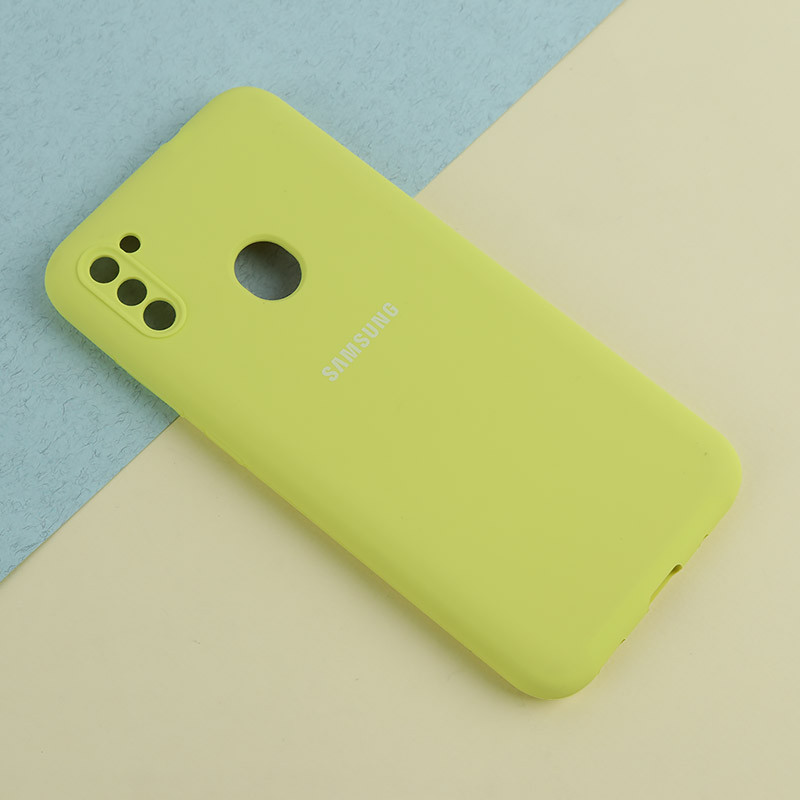 قاب سیلیکونی اصلی زیربسته سامسونگ Galaxy A11 / M11 محافظ لنزدار