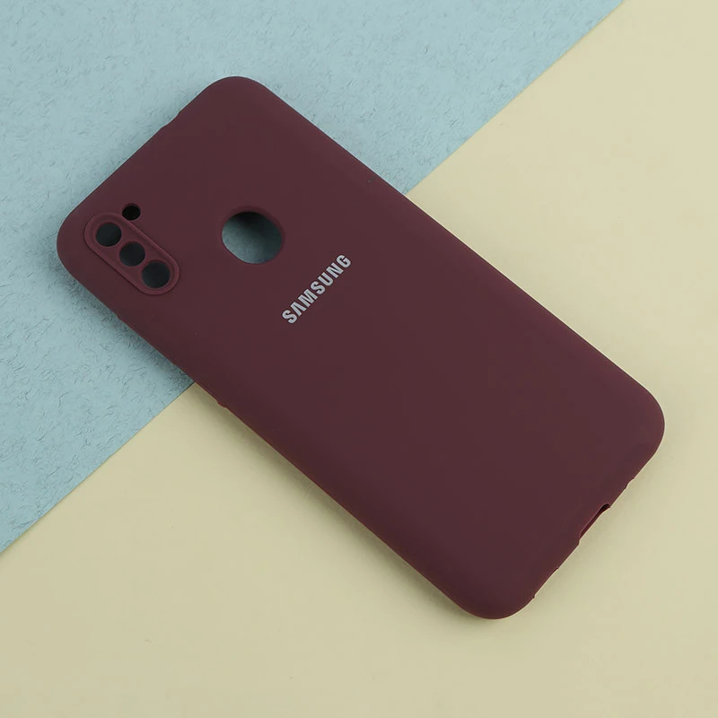 قاب سیلیکونی اصلی زیربسته سامسونگ Galaxy A11 / M11 محافظ لنزدار