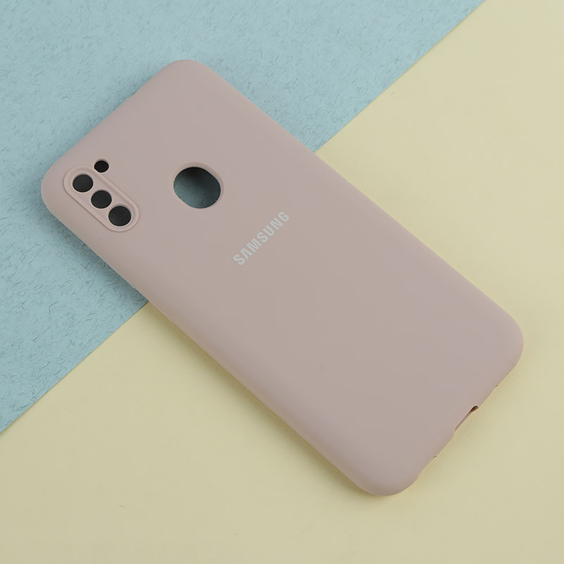 قاب سیلیکونی اصلی زیربسته سامسونگ Galaxy A11 / M11 محافظ لنزدار