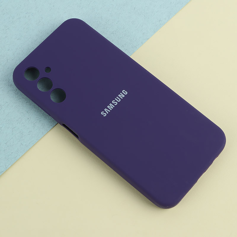 قاب سیلیکونی اصلی زیربسته سامسونگ Galaxy A14 4G / A14 5G محافظ لنزدار