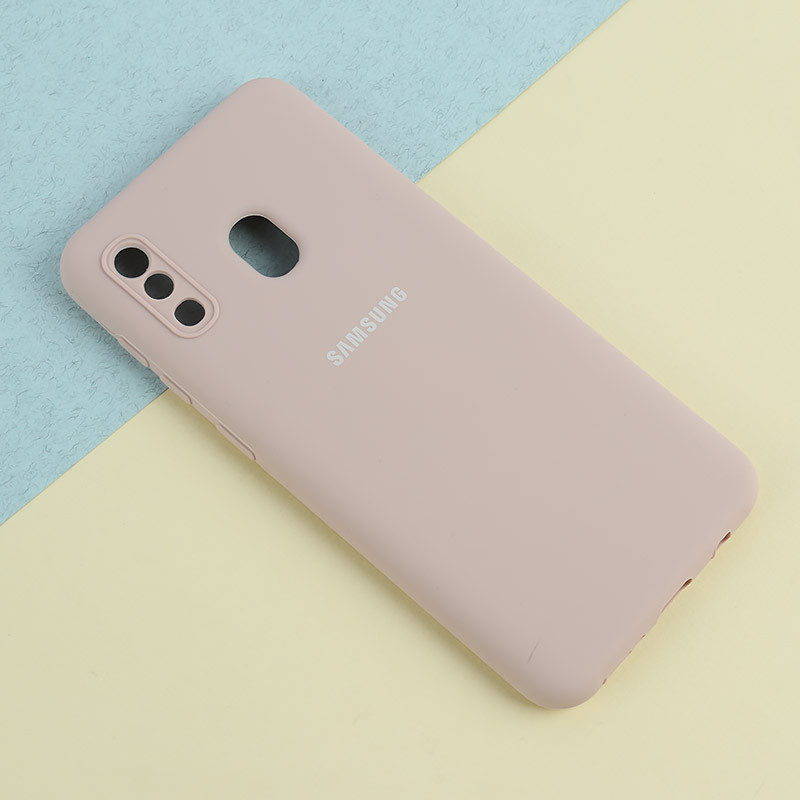 قاب سیلیکونی اصلی زیربسته سامسونگ Galaxy A20 / A30 محافظ لنزدار