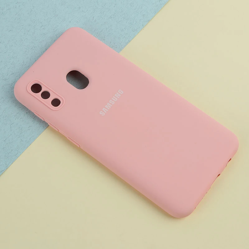 قاب سیلیکونی اصلی زیربسته سامسونگ Galaxy A20 / A30 محافظ لنزدار