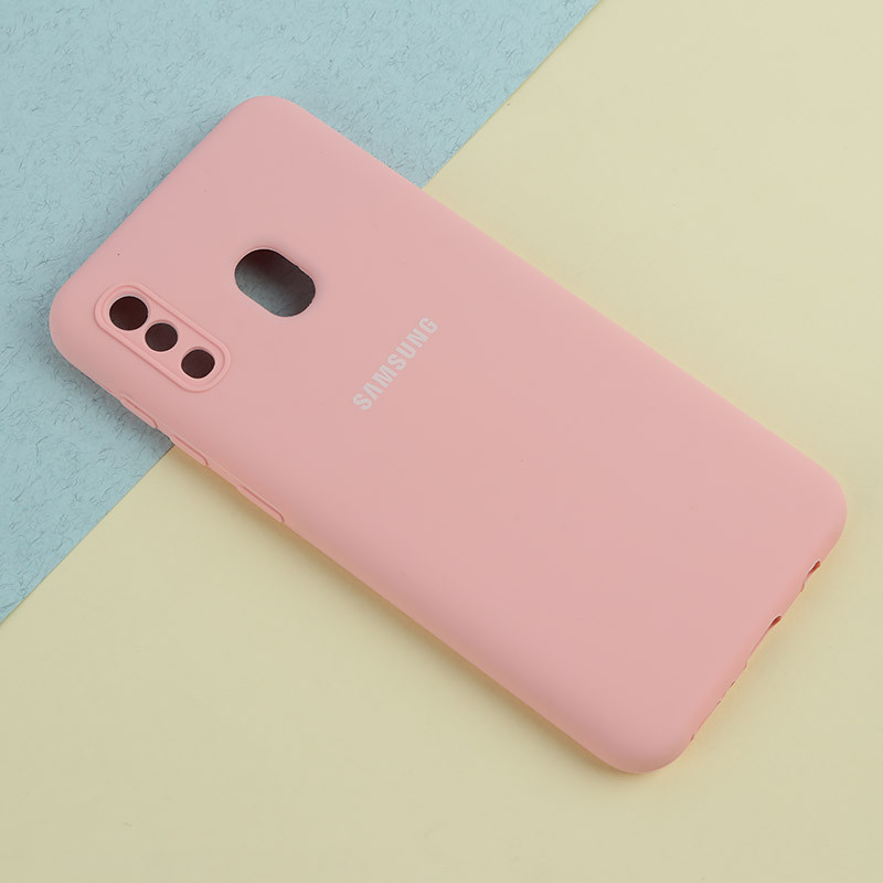قاب سیلیکونی اصلی زیربسته سامسونگ Galaxy A20 / A30 محافظ لنزدار
