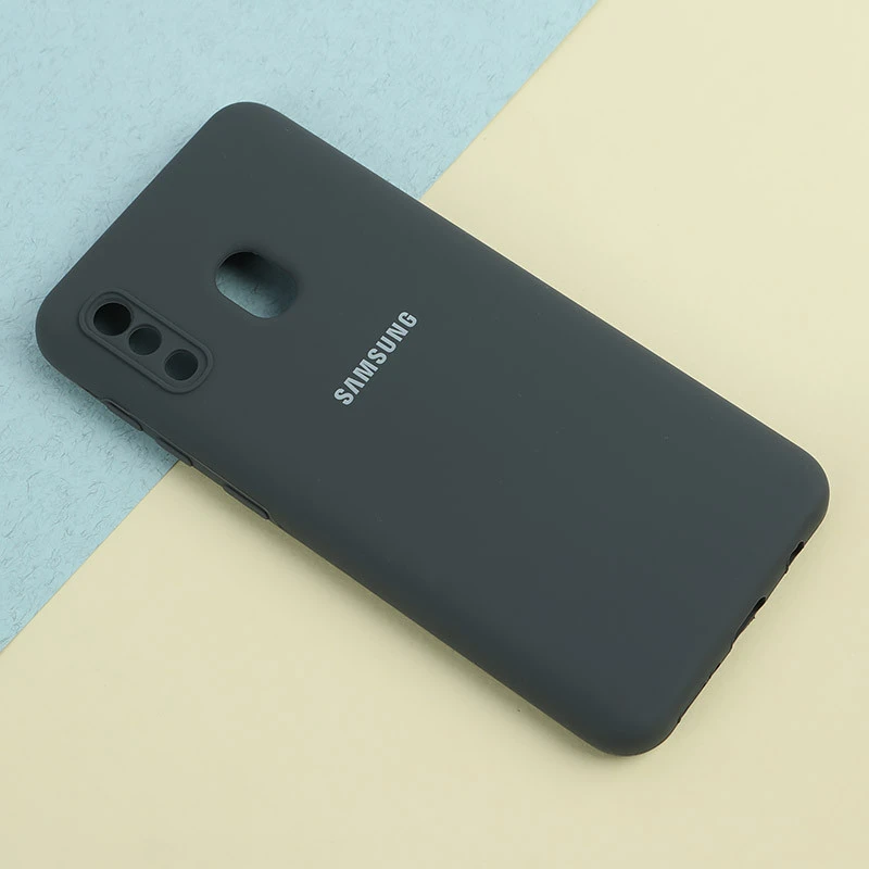 قاب سیلیکونی اصلی زیربسته سامسونگ Galaxy A20 / A30 محافظ لنزدار