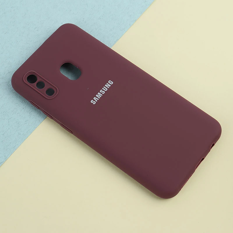 قاب سیلیکونی اصلی زیربسته سامسونگ Galaxy A20 / A30 محافظ لنزدار