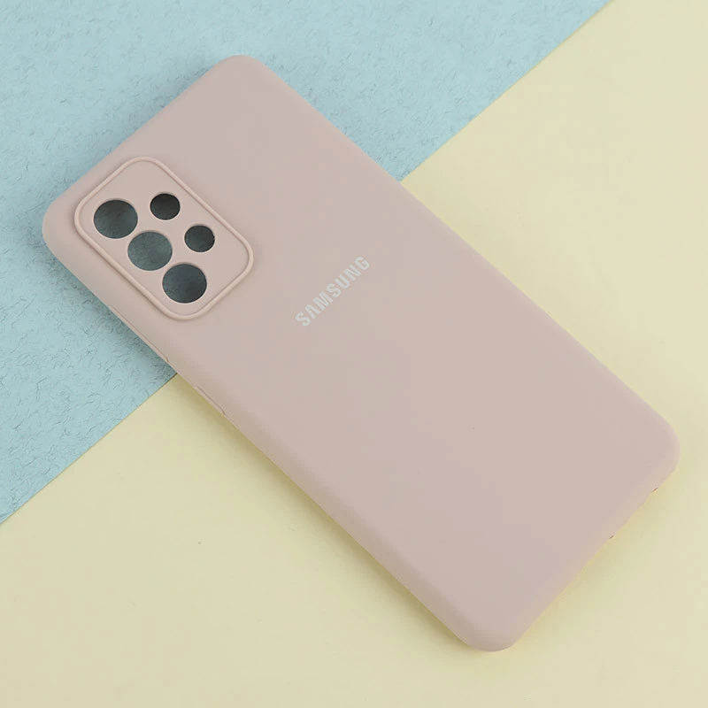 قاب سیلیکونی اصلی زیربسته سامسونگ Galaxy A52 / A52s محافظ لنزدار