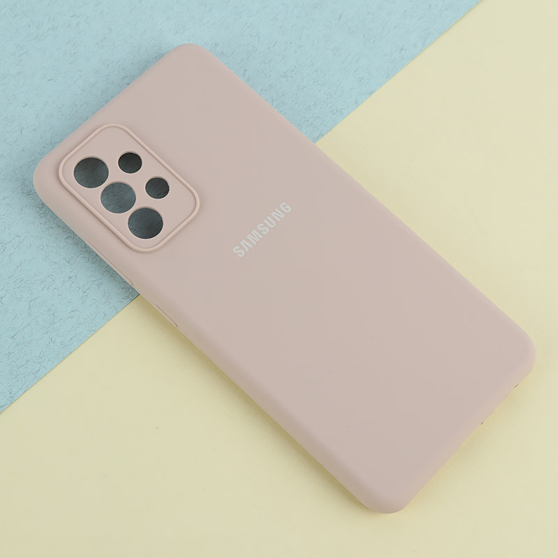 قاب سیلیکونی اصلی زیربسته سامسونگ Galaxy A52 / A52s محافظ لنزدار
