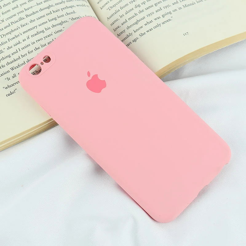 قاب سیلیکونی اصلی زیربسته آیفون iPhone 6 Plus / 6s Plus محافظ لنزدار