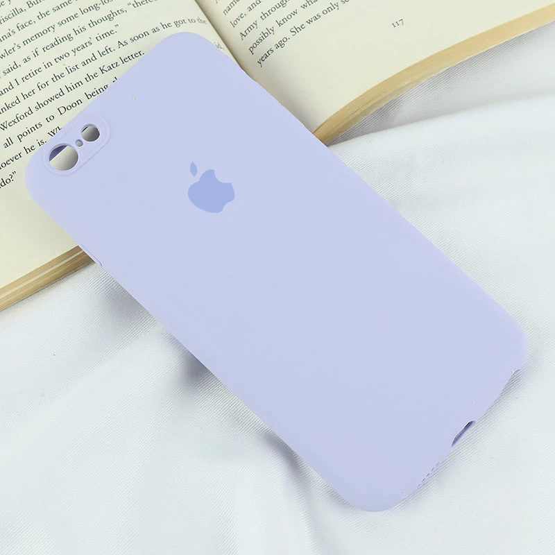 قاب سیلیکونی اصلی زیربسته آیفون iPhone 6 Plus / 6s Plus محافظ لنزدار