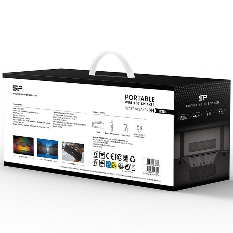اسپیکر بلوتوثی سیلیکون پاور BS84