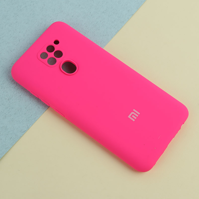 قاب سیلیکونی اصلی زیربسته شیائومی Redmi Note 9 محافظ لنزدار