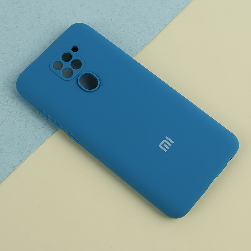 قاب سیلیکونی اصلی زیربسته شیائومی Redmi Note 9 محافظ لنزدار