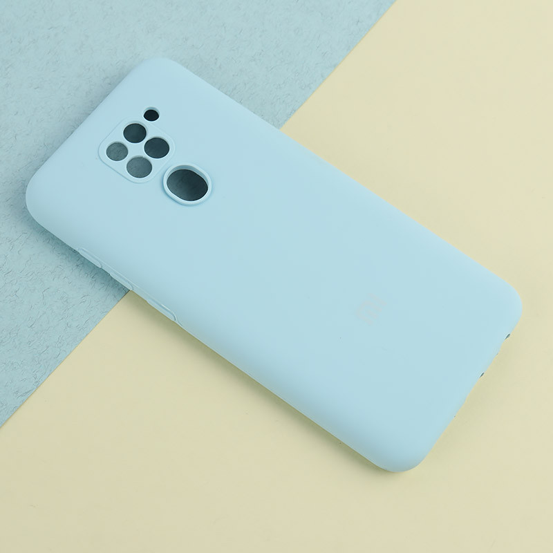 قاب سیلیکونی اصلی زیربسته شیائومی Redmi Note 9 محافظ لنزدار