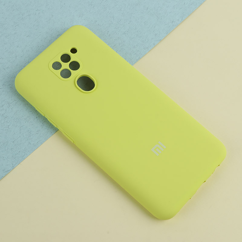 قاب سیلیکونی اصلی زیربسته شیائومی Redmi Note 9 محافظ لنزدار