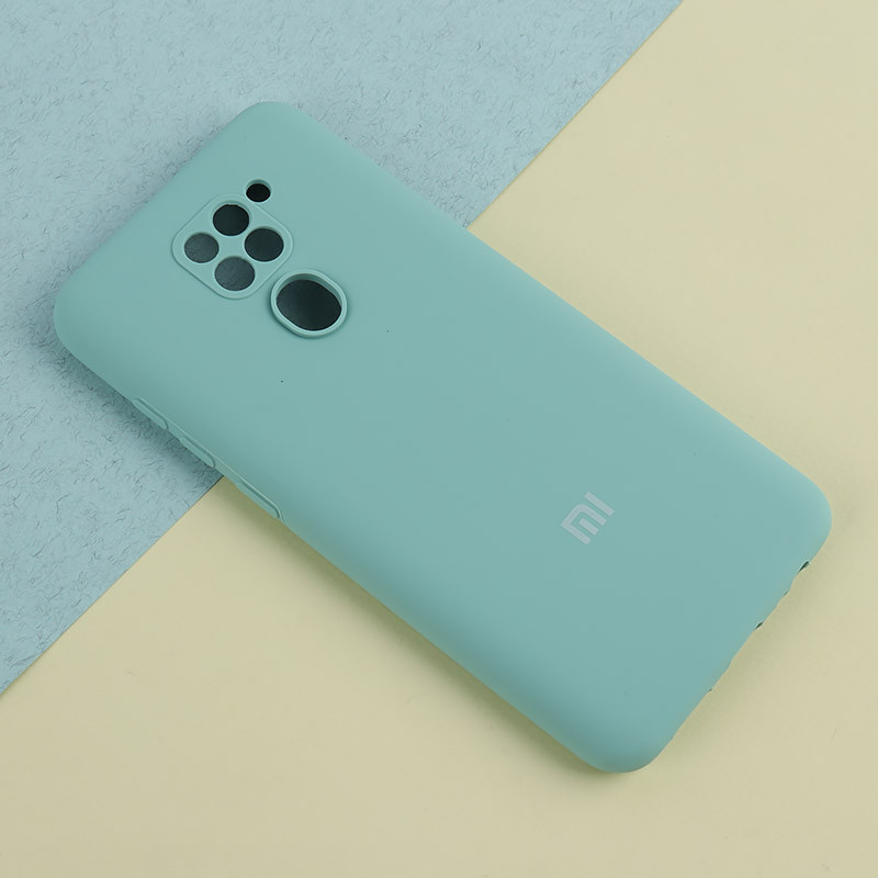 قاب سیلیکونی اصلی زیربسته شیائومی Redmi Note 9 محافظ لنزدار