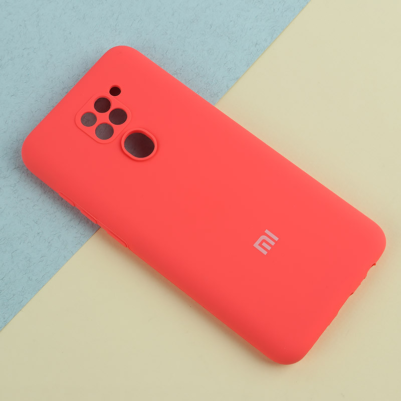 قاب سیلیکونی اصلی زیربسته شیائومی Redmi Note 9 محافظ لنزدار
