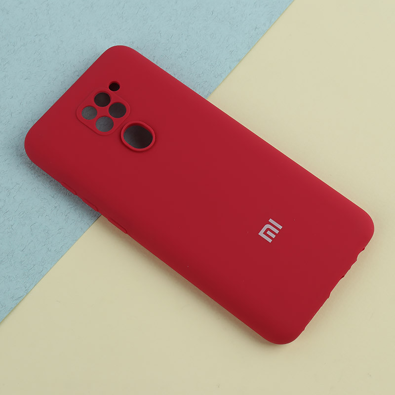 قاب سیلیکونی اصلی زیربسته شیائومی Redmi Note 9 محافظ لنزدار