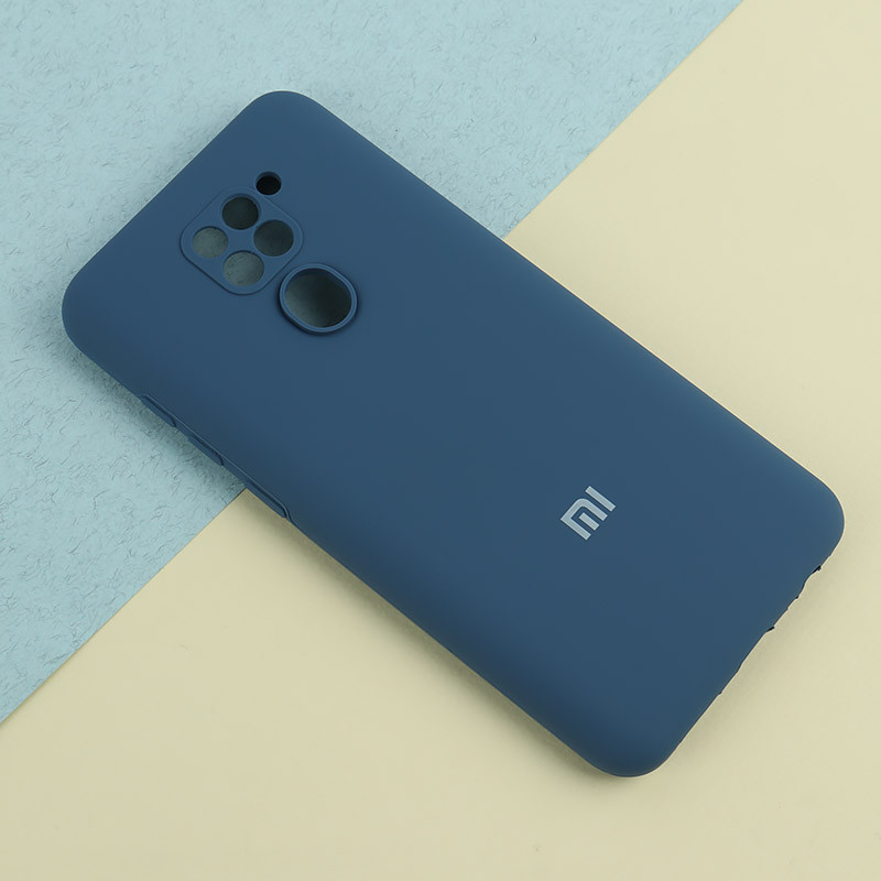 قاب سیلیکونی اصلی زیربسته شیائومی Redmi Note 9 محافظ لنزدار