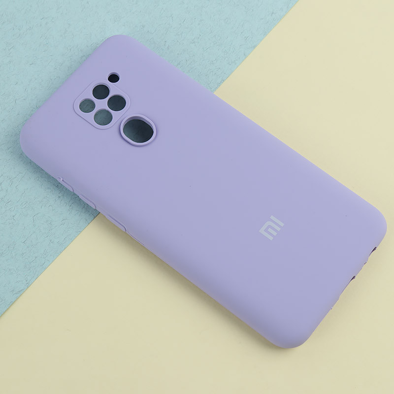 قاب سیلیکونی اصلی زیربسته شیائومی Redmi Note 9 محافظ لنزدار