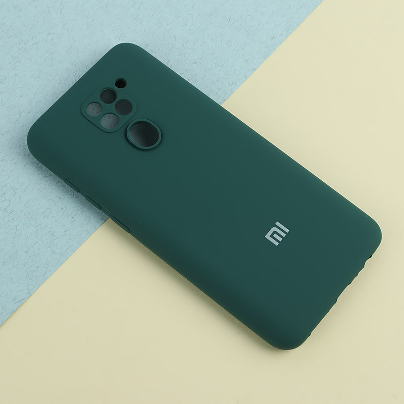 قاب سیلیکونی اصلی زیربسته شیائومی Redmi Note 9 محافظ لنزدار