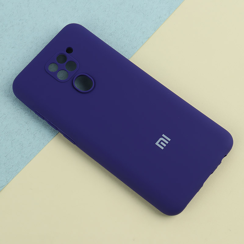 قاب سیلیکونی اصلی زیربسته شیائومی Redmi Note 9 محافظ لنزدار