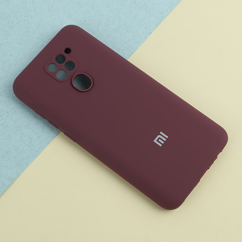 قاب سیلیکونی اصلی زیربسته شیائومی Redmi Note 9 محافظ لنزدار