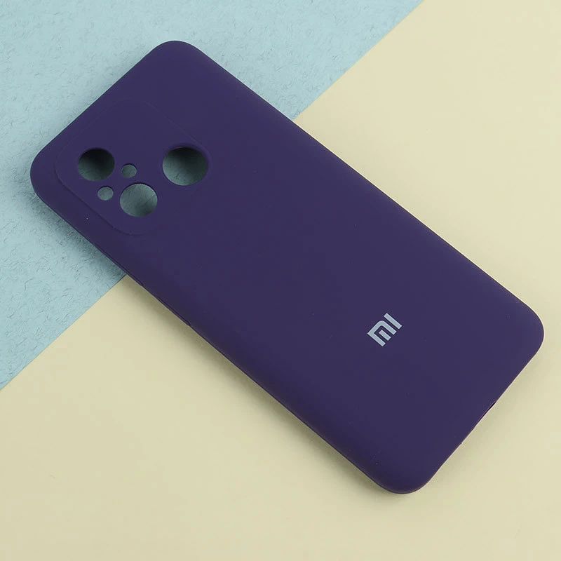 قاب سیلیکونی اصلی زیربسته شیائومی Redmi 12C محافظ لنزدار