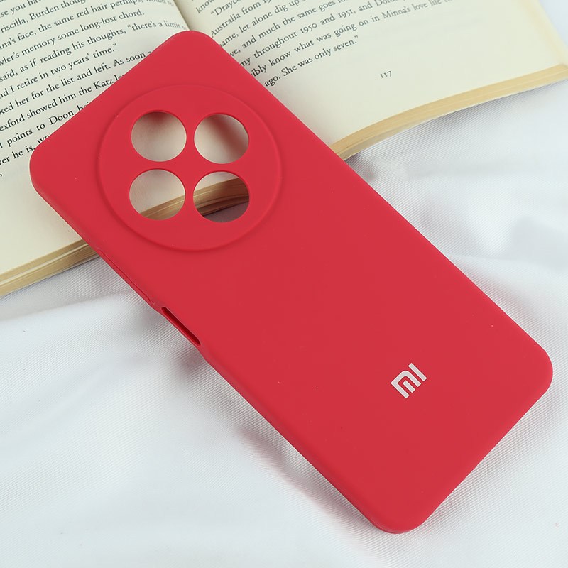 قاب سیلیکونی اصلی زیربسته شیائومی Redmi 14C / Poco C75 محافظ لنزدار