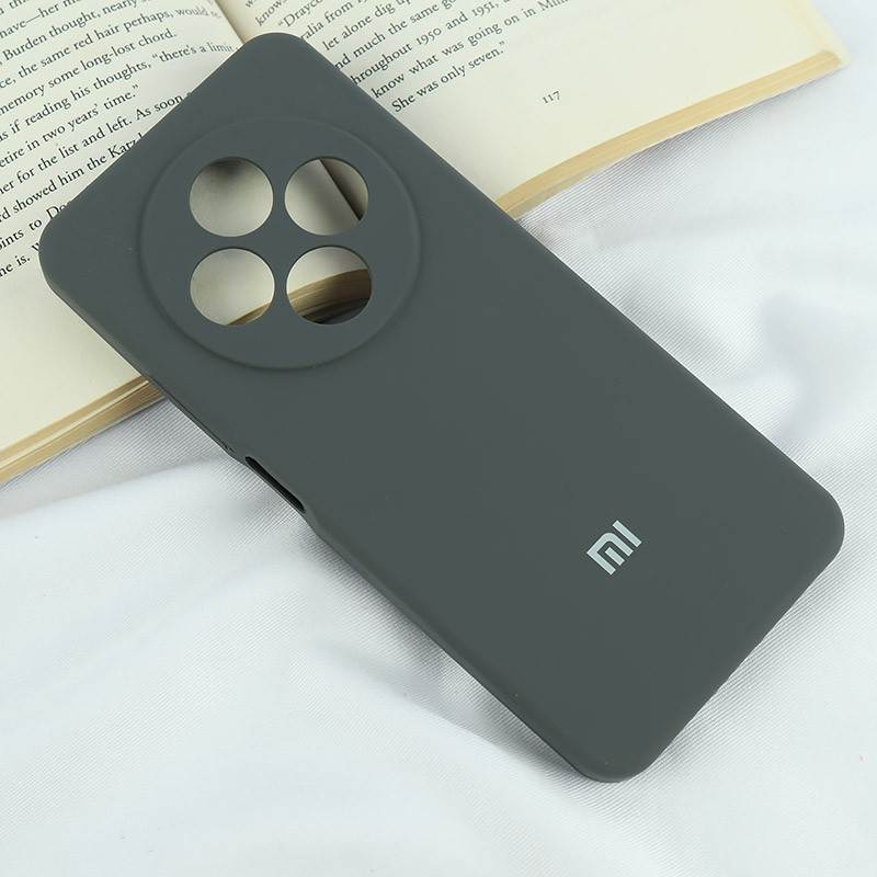 قاب سیلیکونی اصلی زیربسته شیائومی Redmi 14C / Poco C75 محافظ لنزدار