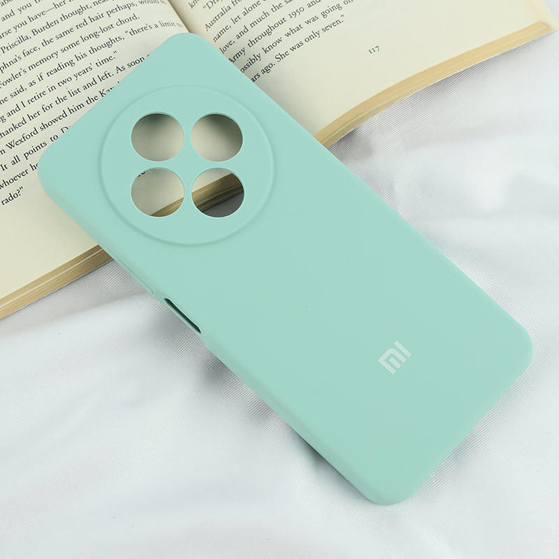قاب سیلیکونی اصلی زیربسته شیائومی Redmi 14C / Poco C75 محافظ لنزدار