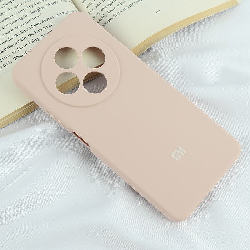 قاب سیلیکونی اصلی زیربسته شیائومی Redmi 14C / Poco C75 محافظ لنزدار