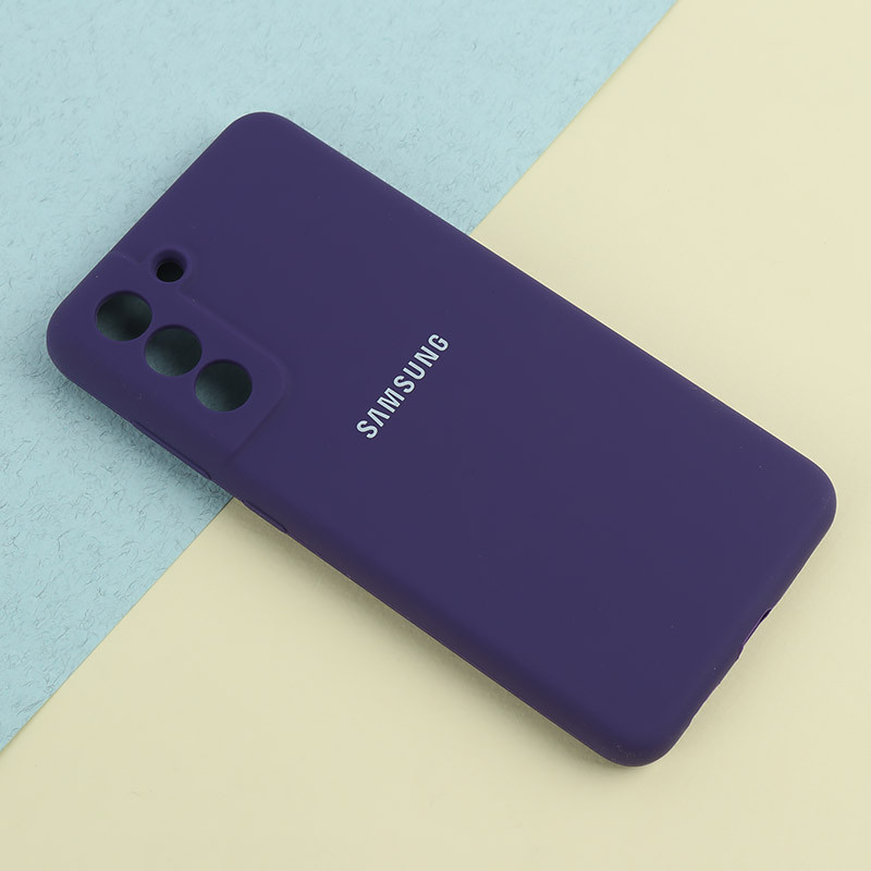 قاب سیلیکونی اصلی زیربسته سامسونگ Galaxy S21 FE 5G محافظ لنزدار