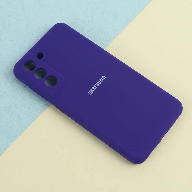 قاب سیلیکونی اصلی زیربسته سامسونگ Galaxy S21 FE 5G محافظ لنزدار