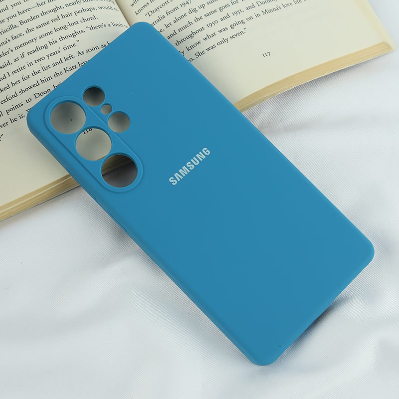 قاب سیلیکونی اصلی زیربسته سامسونگ Galaxy S25 Ultra محافظ لنزدار