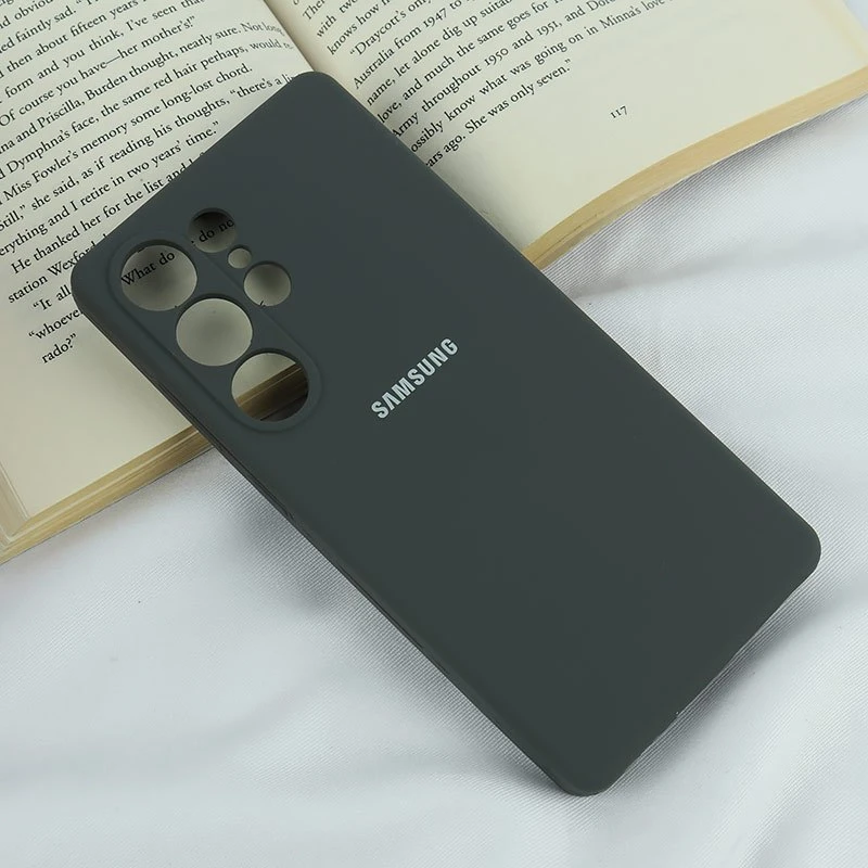 قاب سیلیکونی اصلی زیربسته سامسونگ Galaxy S25 Ultra محافظ لنزدار