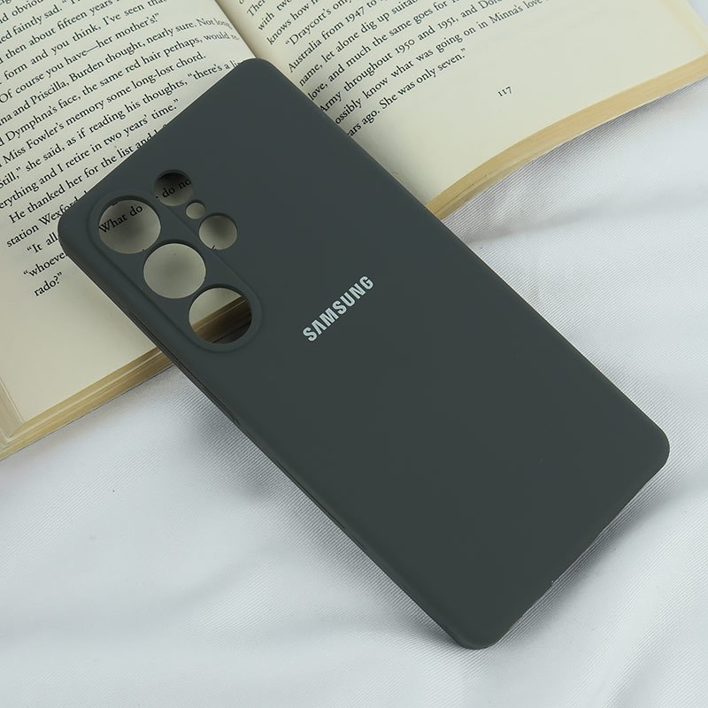 قاب سیلیکونی اصلی زیربسته سامسونگ Galaxy S25 Ultra محافظ لنزدار