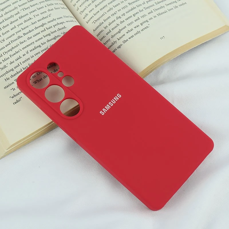 قاب سیلیکونی اصلی زیربسته سامسونگ Galaxy S25 Ultra محافظ لنزدار