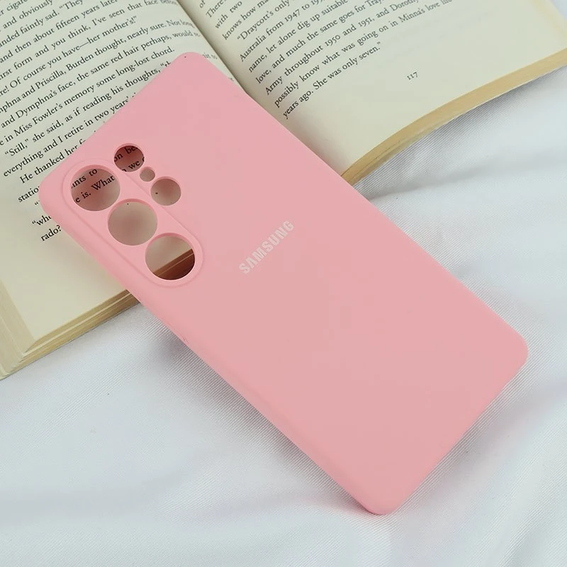 قاب سیلیکونی اصلی زیربسته سامسونگ Galaxy S25 Ultra محافظ لنزدار